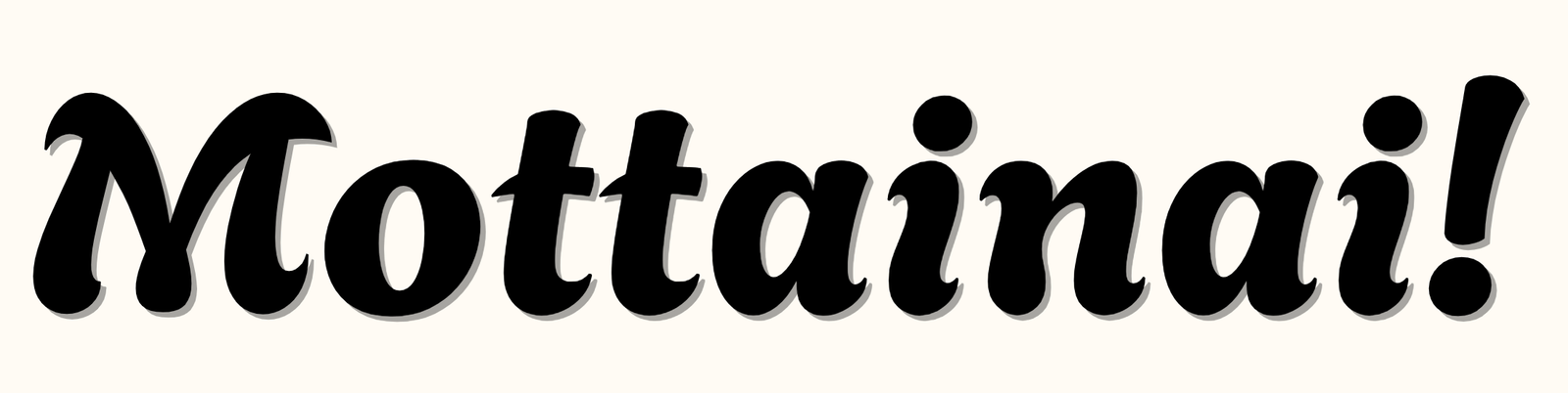 Mottainai!