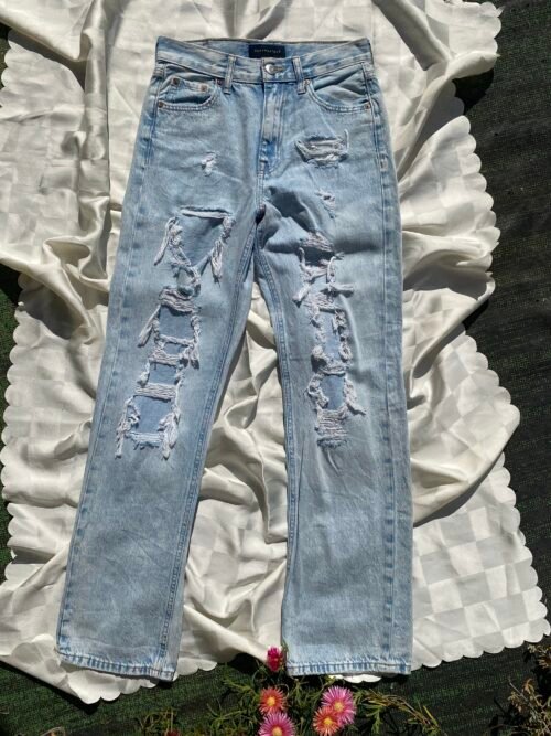 Jeans Aéropostale 90's Baggy High-Rise Distressed Jeans Aéropostale 90's Baggy High-Rise Distressed