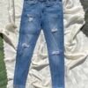 Jeans Banana Republic Premium Denim Skinny Ankle Distressed