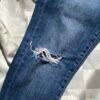Jeans Banana Republic Premium Denim Skinny Ankle Distressed