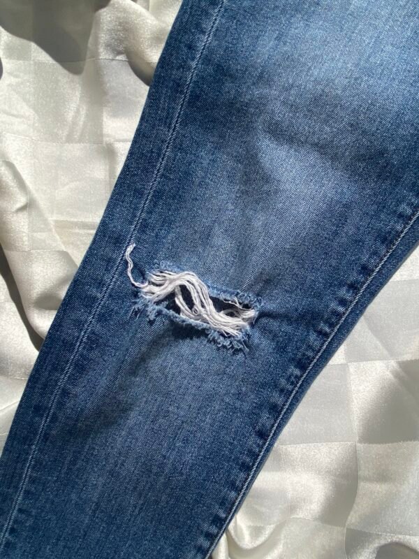 Jeans Banana Republic Premium Denim Skinny Ankle Distressed