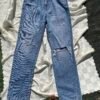 Jeans Garage Denim 90's Straight Distressed Jeans Garage Denim 90's Straight Distressed